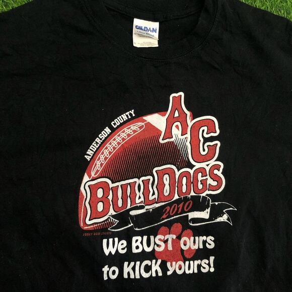 Retro 2010 Anderson County Bulldogs Graphic Number Tee - Picture 3 of 3